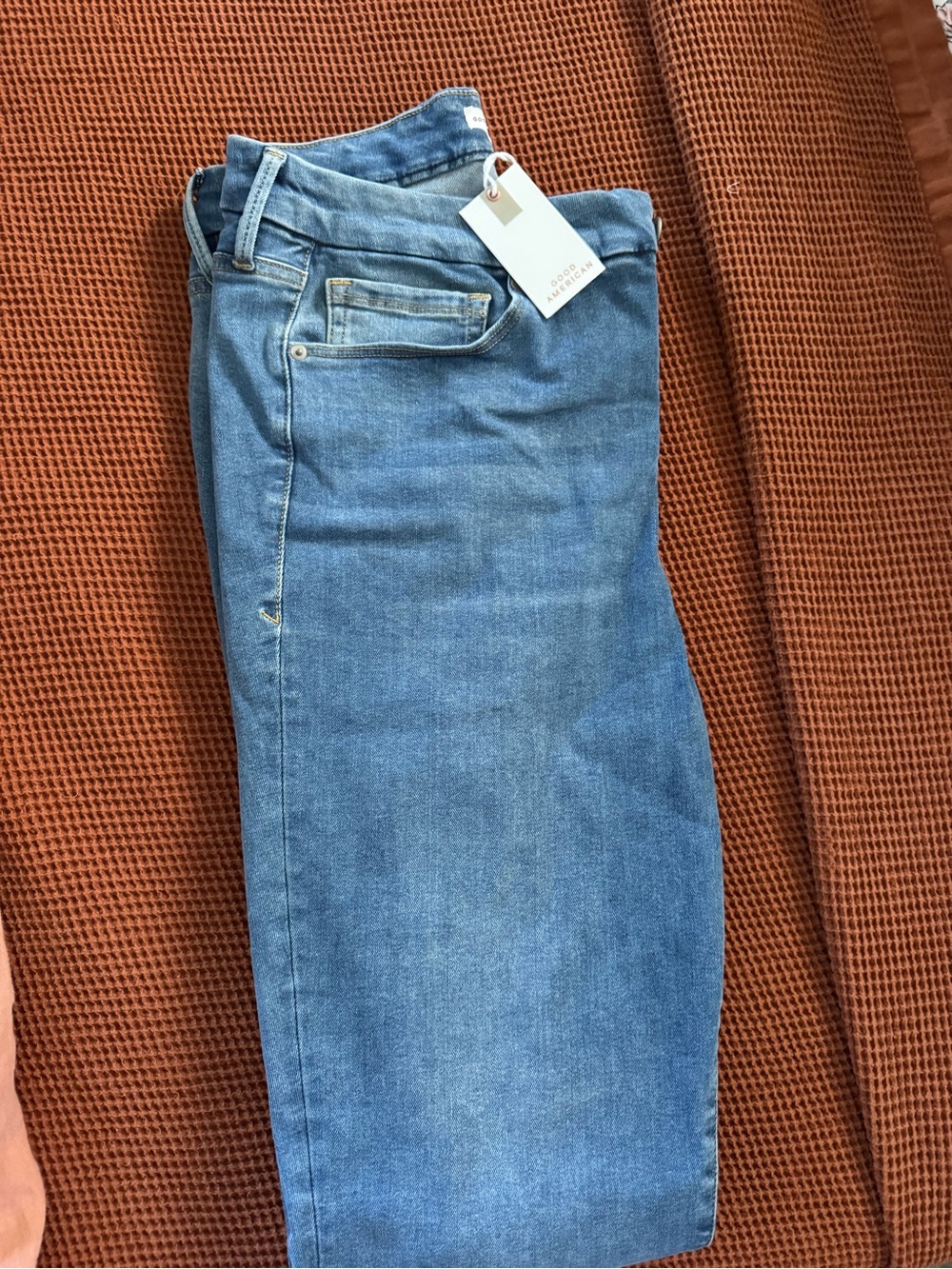 Good American Medium Blue Skinny Jeans Size 14-18